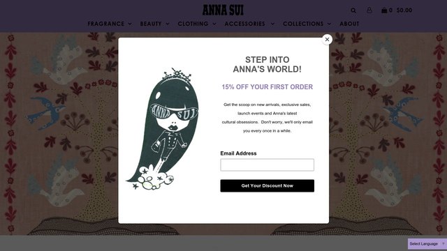 安娜苏 Anna Sui官方网站