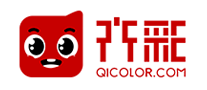 齐彩 Qicolor logo
