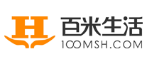 百米生活 logo